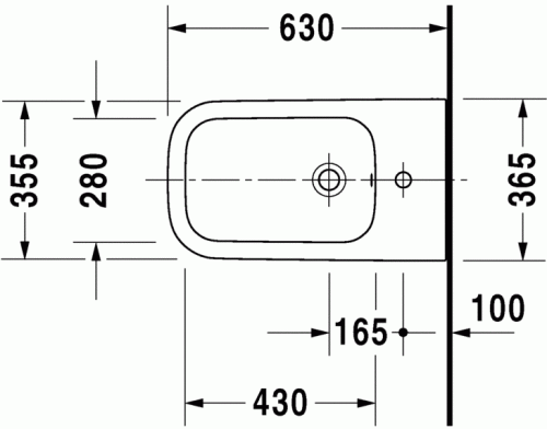 Duravit Happy D.2 álló bidé 2259100000