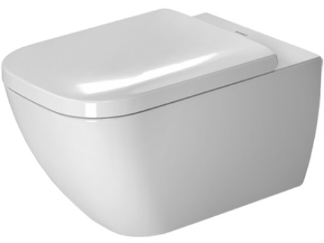 Duravit Happy D.2 öblítőperem nélküli Rimless fali wc HygieneGlaze felület 2222092000