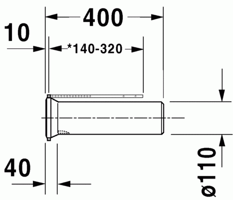 Duravit Vario- csatlakozókészlet 0014220000