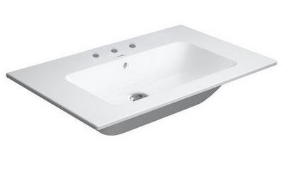 Duravit ME by Starck 83x49 cm mosdó három csaplyukkal 2336830030