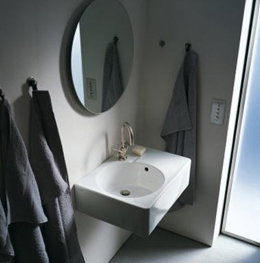 Duravit Scola univerzális 61,5x46 cm mosdó csaplyukkal balos medence 0684600011