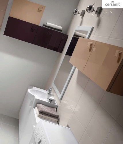 Cersanit Nano 50 52x38x15cm szárnyas mosdó jobboldali csaplyukkal K19-003