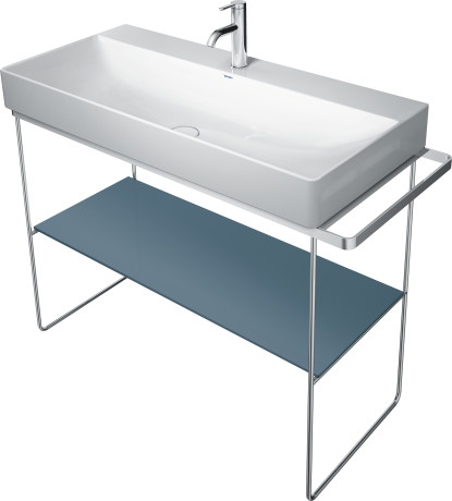 Duravit DuraSquare 100-as mosdóhoz álló fém állvány, króm 0031031000