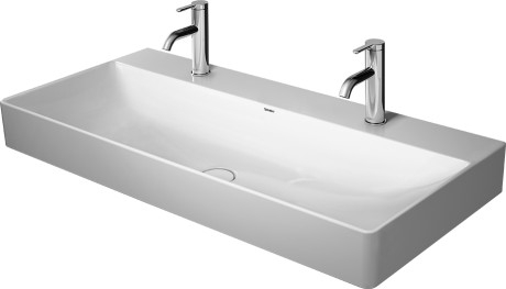 Duravit DuraSquare 100x47 cm mosdó két csaplyukkal 2353100043