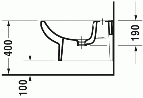 Duravit Durastyle Basic fali bidé 2279150000