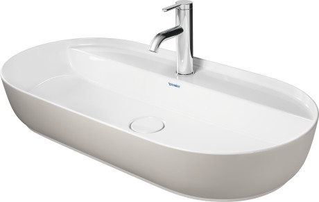 Duravit Luv 80x40 cm ráültethető mosdó, szatén homok 0380802100