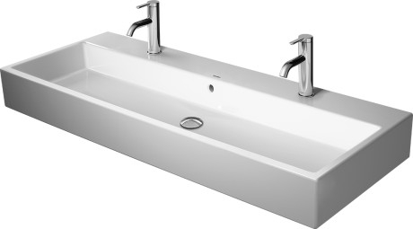 Duravit Vero Air 120x47 cm mosdó két csaplyukkal, csiszolt 2350120026