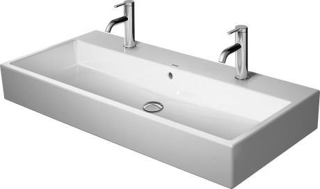 Duravit Vero Air 100x47 cm mosdó két csaplyukkal, csiszolt 2350100026