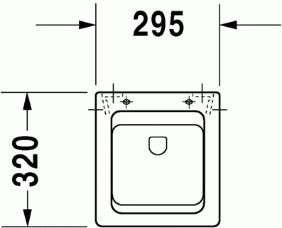 Duravit Vero Air piszoár (tető nélkül) légymatricával 2801320007
