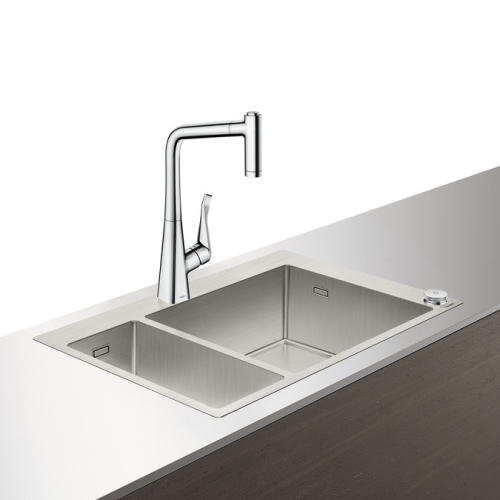 Hansgrohe C71-F655-04 Select mosogató-csaptelep kombináció 180x450; 43210800