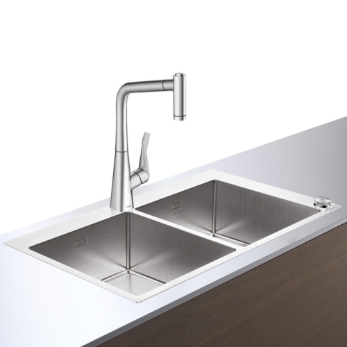 Hansgrohe C71-F765-05 Select mosogató-csaptelep kombináció 370x370; 43211800