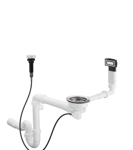 Hansgrohe D11-11 automata le- és túlfolyó szett 450; 43930000