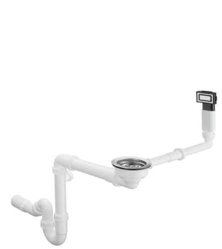 Hansgrohe D14-10 manuális le- és túlfolyó szett 660; 43921000
