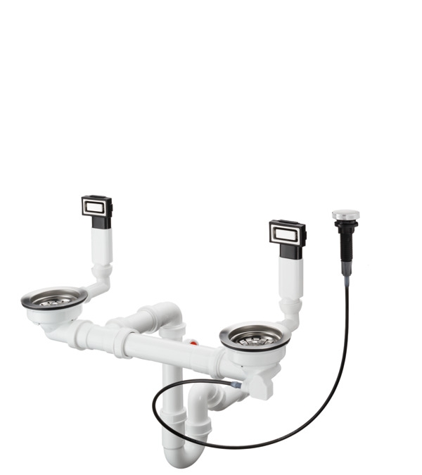 Hansgrohe D15-11 automata le- és túlfolyó szett 370x370; 43932000