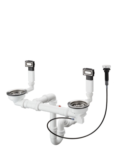 Hansgrohe D15-11 automata le- és túlfolyó szett 370x370; 43932000