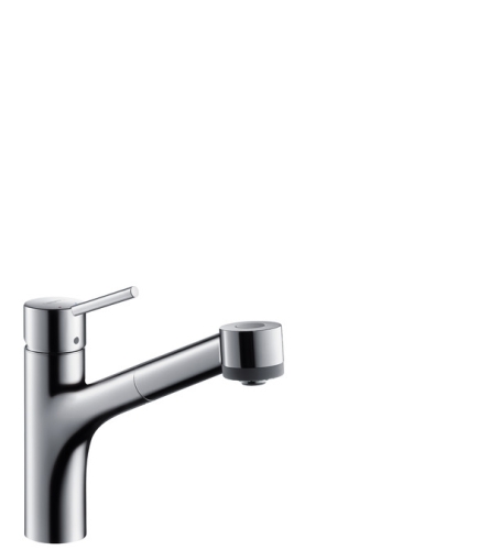 Hansgrohe M5216-H170 egykaros konyhai csaptelep kihúzható zuhanyfejjel, króm 73860000