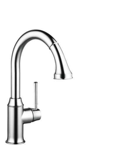 Hansgrohe M5316-H240 egykaros konyhai csaptelep kihúzható zuhanyfejjel, króm 73870000