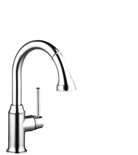 Hansgrohe M5316-H210 egykaros konyhai csaptelep kihúzható zuhanyfejjel, króm 73871000