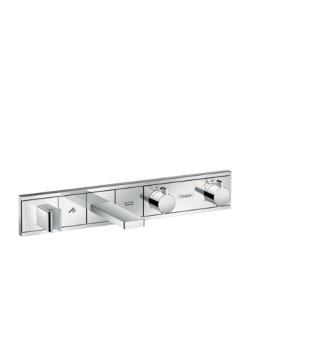 Hansgrohe RainSelect kádcsaptelep színkészlet 2 fogyasztóhoz, falsík alatti szereléshez, króm 15359000