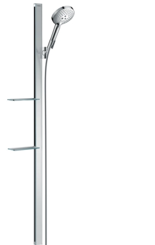 Hansgrohe Raindance Select S 120 3jet zuhanyszett Unica E 1,50 m zuhanyrúddal EcoSmart 9 l/perc 27647000