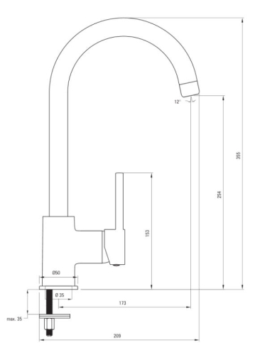 Deante Piva 1 medencés csepptálcás gránit mosogató csapteleppel grafitszürke ZQI 211B + BEN 262M
