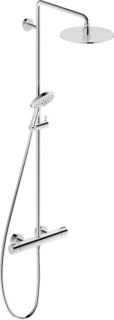 Duravit C.1 zuhanyrendszer, termosztátos capteleppel C14280008010