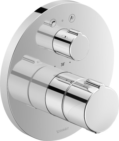 Duravit C.1 termosztátos kádcsaptelep, falsík alatti szereléshez C15200014010