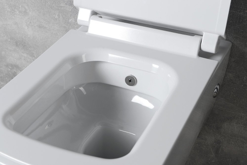 Sapho ISVEA PURITY fali WC bidé zuhannyal, fehér 10PL02007-DL