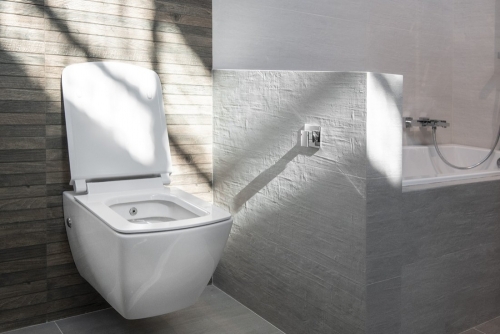 Sapho ISVEA PURITY fali WC bidé zuhannyal, fehér 10PL02007-DL