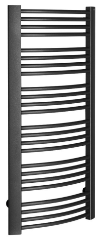 Sapho EGEON 595x1238mm fürdőszobai radiátor, antracit EG612A