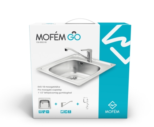 Mofém GO EVO 1B rozsdamentes mosogató szett 156-0002-00