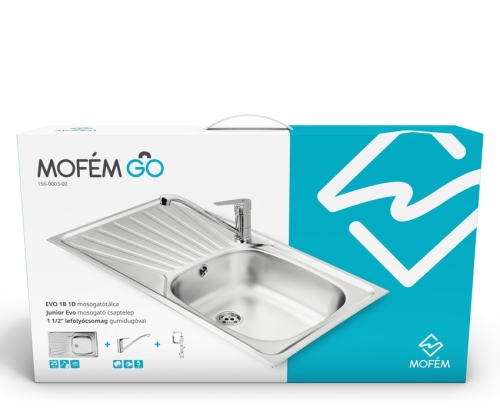 Mofém GO EVO 1B 1D rozsdamentes mosogató szett 156-0003-00