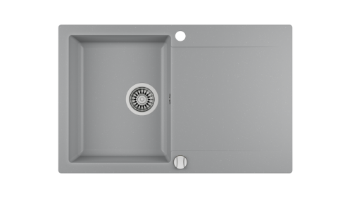 TEKA Clivo 45 B-TQ gránit mosogatótálca, metálszürke 40148001
