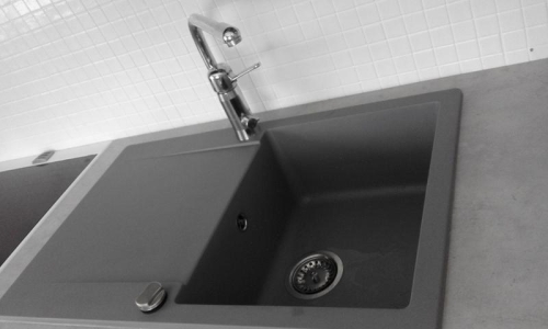 TEKA Clivo 45 B-TQ gránit mosogatótálca, metálszürke 40148001