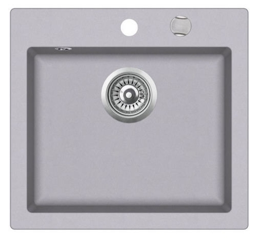 TEKA Clivo 50 B-TQ gránit mosogatótálca, metálszürke 40148011