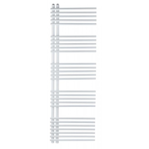 AREZZO design Tube White 1500x500 aszimmetrikus törölközőszárítós radiátor, fehér AR-TW15050