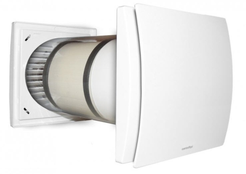 Aerauliqa Quantum HR100 + SEN-HY hővisszanyerős szellőztető ventilátor 001006+PHY00001
