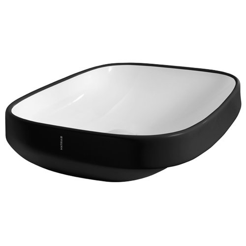 Hatria Abito 58x45 cm ráültethető mosdó Black YXZXB4