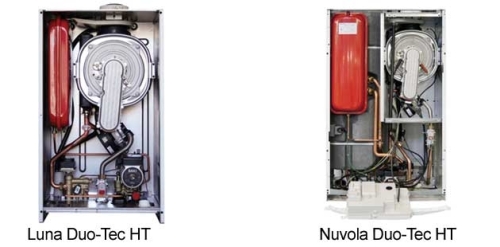 Baxi Nuvola Duo-Tec 24+ ERP fali kondenzációs beépített tárolós gázkazán, 45l inox tároló, 24kW, (BAX_NUVDUOTEC24P)