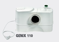 DAB GENIX 110 szennyvíz átemelő szivattyú, 230V, 1WC + 1 csatlakozás (DAB_60165319)