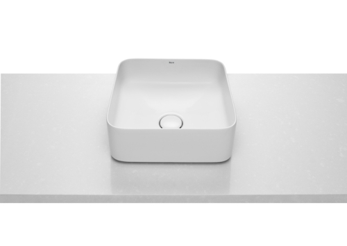 Roca Inspira SQUARE 37x37 cm pultra ültethető FINECERAMIC mosdó A327532000