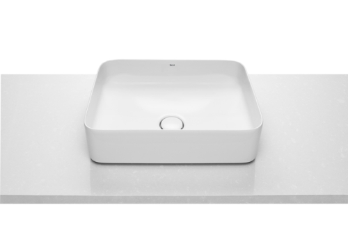Roca Inspira SQUARE 50x37 cm pultra ültethető FINECERAMIC mosdó A327530000