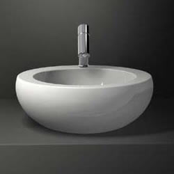 Laufen ILBAGNOALESSI ONE 52x52 cm ráültethető mosdó H8189714001041 (8.1897.1.400.104.1)