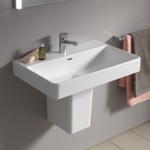 Laufen Pro S 70x46,5 cm mosdó három csaplyukkal H8109670001081 (8.1096.7.000.108.1)
