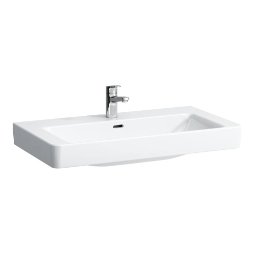 Laufen Pro S 85x46 cm mosdó három csaplyukkal H8139650001081 (8.1396.5.000.108.1)
