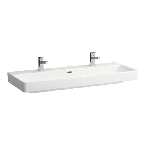 Laufen Pro S 120x46 cm mosdó két csaplyukkal H8149650001071 (8.1496.5.000.107.1)