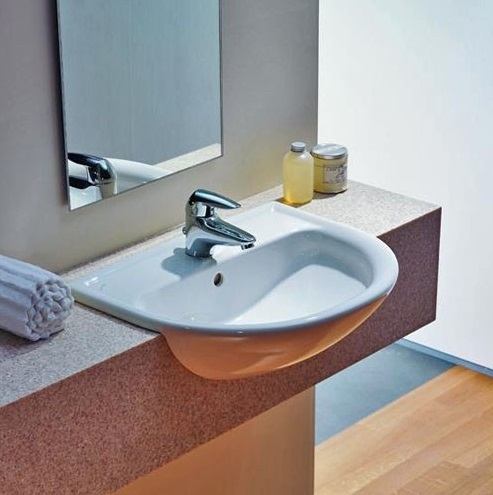 Laufen Pro B 56x44 cm félig beépíthető mosdó H8129510001041 (8.1295.1.000.104.1)