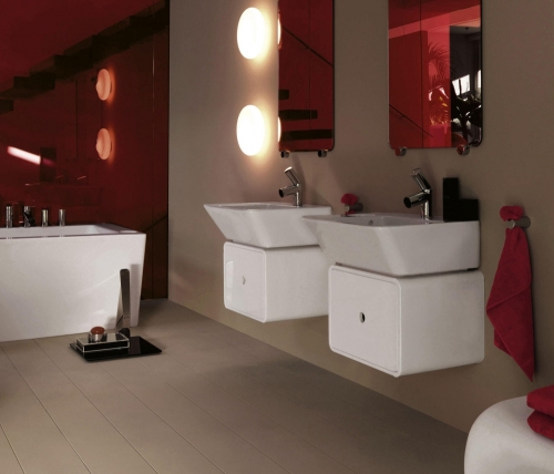 Laufen ILBAGNOALESSI DOT 59x49 cm mosdó H8109024001041 (8.1090.2.400.104.1)