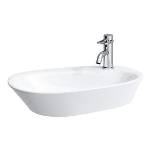 Laufen Palomba Collection 60x40 cm pultra ültethető mosdó csaplyuk nélkül H8168030001121 (8.1680.3.000.112.1)