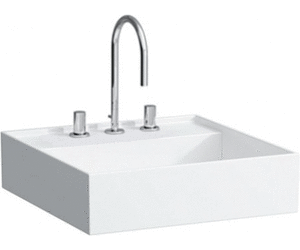 Laufen KARTELL BY LAUFEN 46x46 cm kézmosó három csaplyukkal H8153310001581 (8.1533.1.000.158.1)